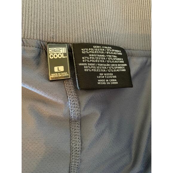 32 degrees cool skort denim color blue size large. - Picture 2 of 6